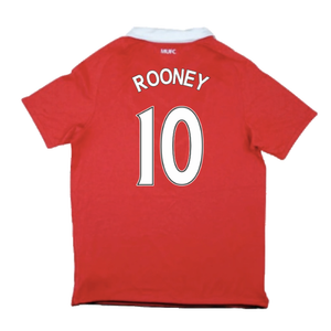 Manchester United 2010-11 Home Shirt (S) (Very Good) (Rooney 10)_1