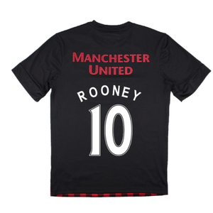 Manchester United 2010-2011 Training Shirt (M) (Rooney 10) (Excellent)_1