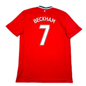 Manchester United 2011-12 Home Shirt (L) (Excellent) (BECKHAM 7)_1