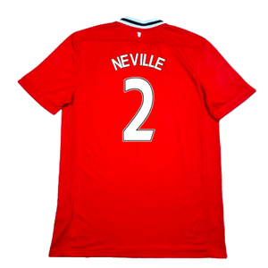 Manchester United 2011-12 Home Shirt (M) (Excellent) (NEVILLE 2)_1