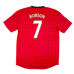 Manchester United 2012-13 Home Shirt (S) (Good) (Robson 7)_1