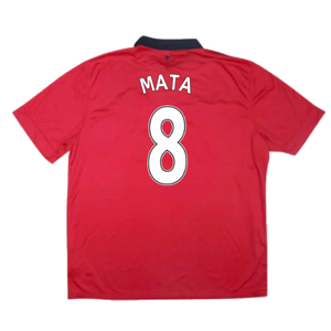 Manchester United 2013-14 Home (XL) (Excellent) (Mata 8)_1