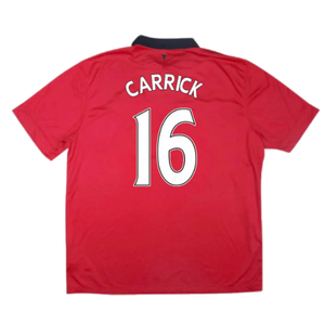 Manchester United 2013-14 Home Shirt (M) (Very Good) (Carrick 16)_1