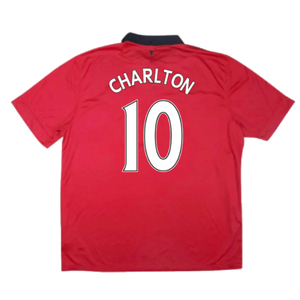 Manchester United 2013-14 Home Shirt (Small) (Very Good) (Charlton 10)_1