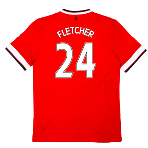 Manchester United 2014-15 Home Shirt (L) (Very Good) (Fletcher 24)_1