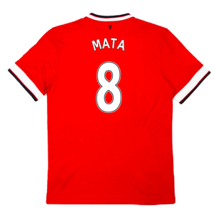 Manchester United 2014-15 Home Shirt (Mint) (Mata 8)_1