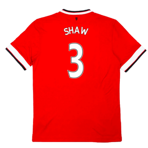 Manchester United 2014-15 Home (3XL) (Very Good) (Shaw 3)_1