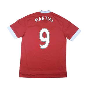 Manchester United 2015-16 Home Shirt ((Excellent) XXL) (Martial 9)_2