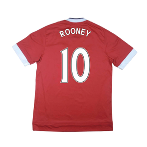 Manchester United 2015-16 Home Shirt ((Excellent) XXL) (Rooney 10)_2