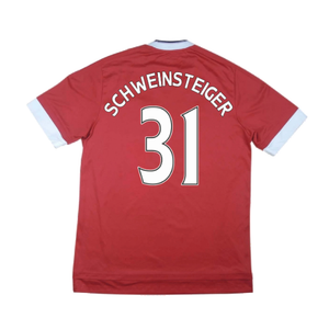 Manchester United 2015-16 Home Shirt ((Good) S) (Schweinsteiger 31)_2