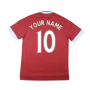 Manchester United 2015-16 Home Shirt ((Good) XS) (Your Name)_2