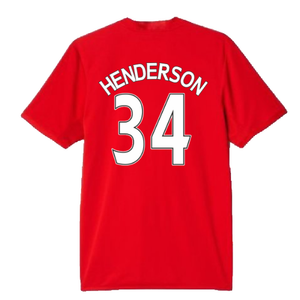 Manchester United 2015-16 Home Shirt (Excellent) (Henderson 34)_1