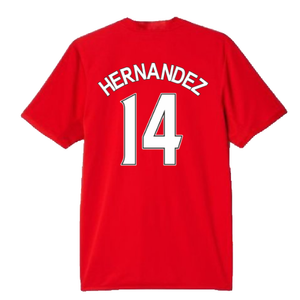 Manchester United 2015-16 Home Shirt (L) (Excellent) (Hernandez 14)_1