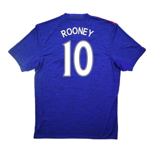 Manchester United 2016-17 Away Shirt (L) (Excellent) (Rooney 10)_1