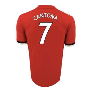 Manchester United 2017-18 Home Shirt (Excellent) (Cantona 7)_1