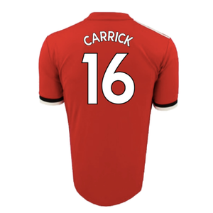 Manchester United 2017-18 Home Shirt (XL) (Excellent) (Carrick 16)_1