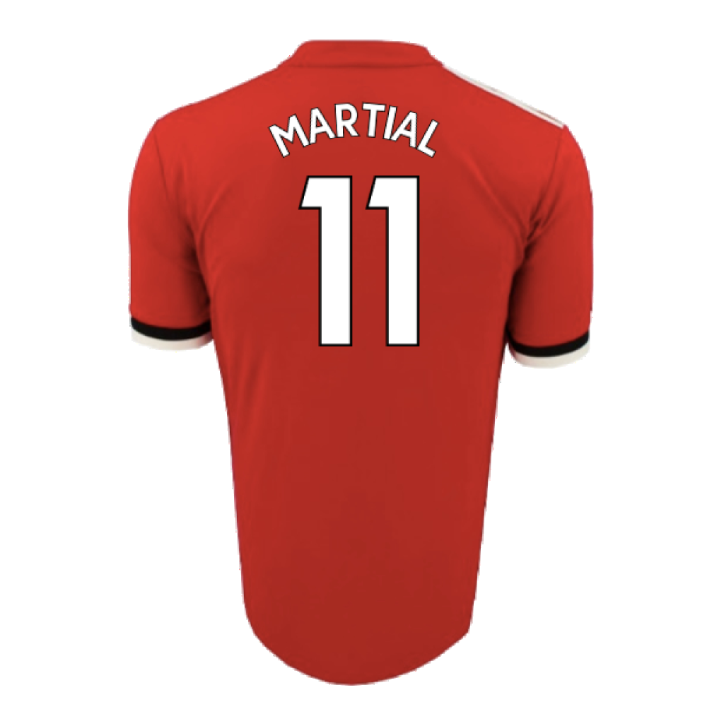 Manchester United 2017-18 Home Shirt (XL) (Excellent) (Martial 11)_1