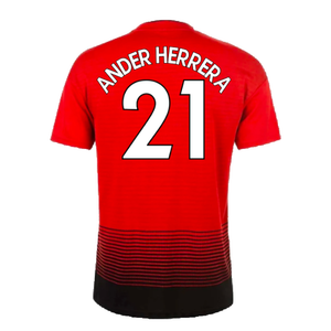 Manchester United 2015-16 Home Shirt (Mint) (Ander Herrera 21)_1