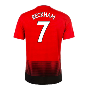 Manchester United 2018-19 Home Shirt (L) (Very Good) (Beckham 7)_1