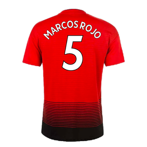 Manchester United 2018-19 Home Shirt (Mint) (Marcos Rojo 5)_1