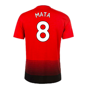 Manchester United 2018-19 Home Shirt (M) (Excellent) (Mata 8)_1