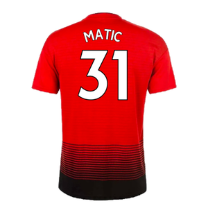 Manchester United 2018-19 Home Shirt (L) (Good) (Matic 31)_1