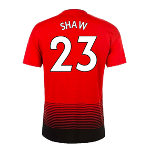 Manchester United 2018-19 Home Shirt (L) (Very Good) (Shaw 23)_1