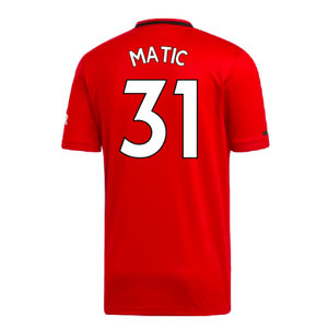 Manchester United 2019-20 Home Shirt (Excellent) (Matic 31)_1