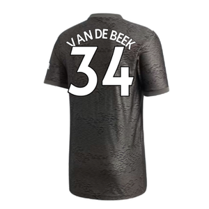 Manchester United 2020-21 Away Shirt (Excellent) (VAN DE BEEK 34)_1