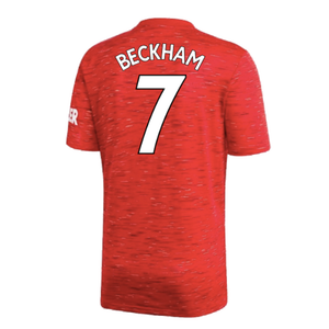 Manchester United 2020-21 Home Shirt (L) (Excellent) (BECKHAM 7)_1