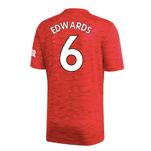 Manchester United 2020-21 Home Shirt (15-16Y) (Excellent) (EDWARDS 6)_1