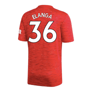 Manchester United 2020-21 Home Shirt (Excellent) (Elanga 36)_1