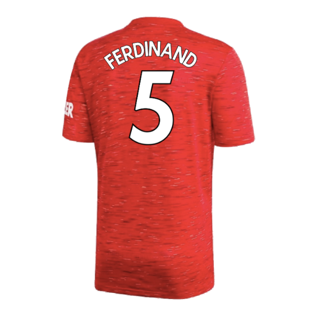 Manchester United 2020-21 Home Shirt (L) (Excellent) (FERDINAND 5)_1