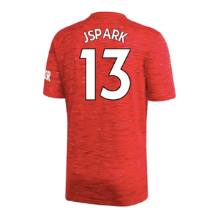 Manchester United 2020-21 Home Shirt (L) (Excellent) (J.S.PARK 13)_1