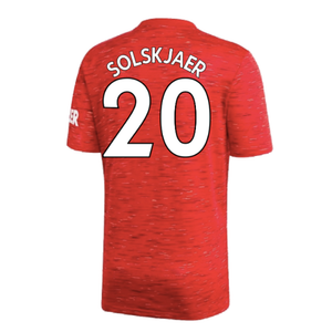 Manchester United 2020-21 Home Shirt (15-16Y) (Excellent) (SOLSKJAER 20)_1