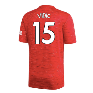 Manchester United 2020-21 Home Shirt (Excellent) (VIDIC 15)_1