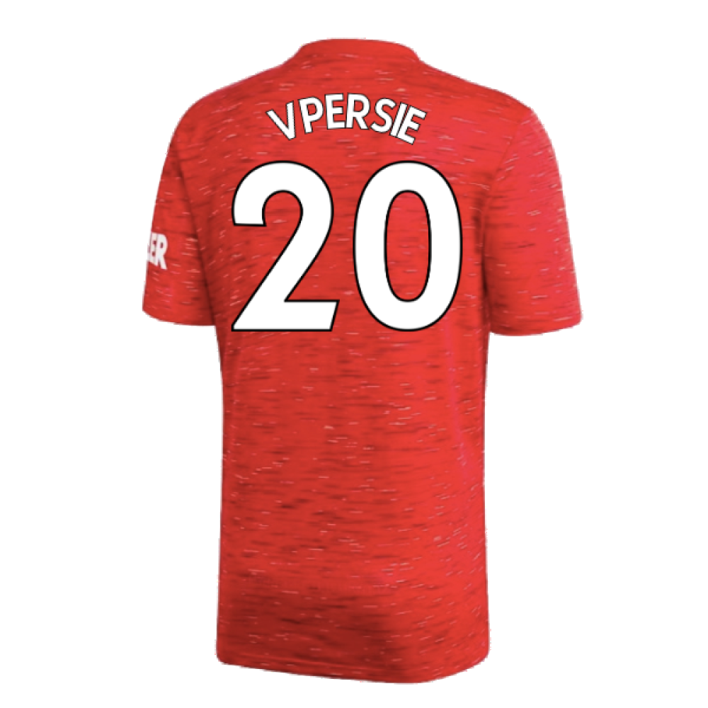 Manchester United 2020-21 Home Shirt (L) (Excellent) (V.PERSIE 20)_1