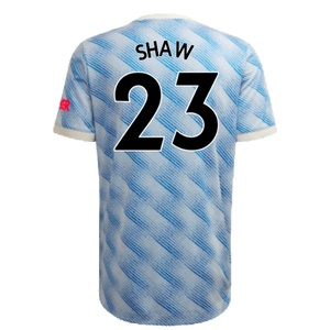 Manchester United 2021-22 Away Shirt (XL) (Mint) (SHAW 23)_1