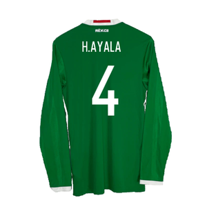 Mexico 2016-2017 Long Sleeve Home Shirt (XL) (Excellent) (H.Ayala 4)_1