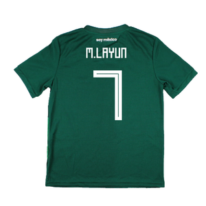 Mexico 2018-19 Home Shirt (Mint) (M.Layun 7)_1