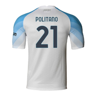 Napoli 2022-2023 Away Player Issue Shirt (XL) (Very Good) (Politano 21)_1