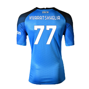 Napoli 2022-23 Home Shirt (S) (Very Good) (Kvaratskhelia 77)_1