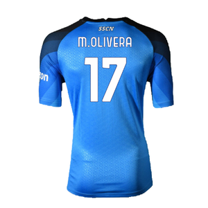 Napoli 2022-23 Home Shirt (M) (Excellent) (M.Olivera 17)_1