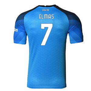 Napoli 2022-23 Player Issue Home Shirt (M) (Excellent) (Elmas 7)_1