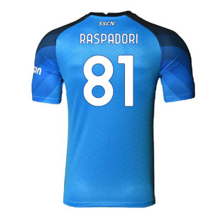 Napoli 2022-23 Player Issue Home Shirt (L) (Excellent) (Raspadori 81)_1