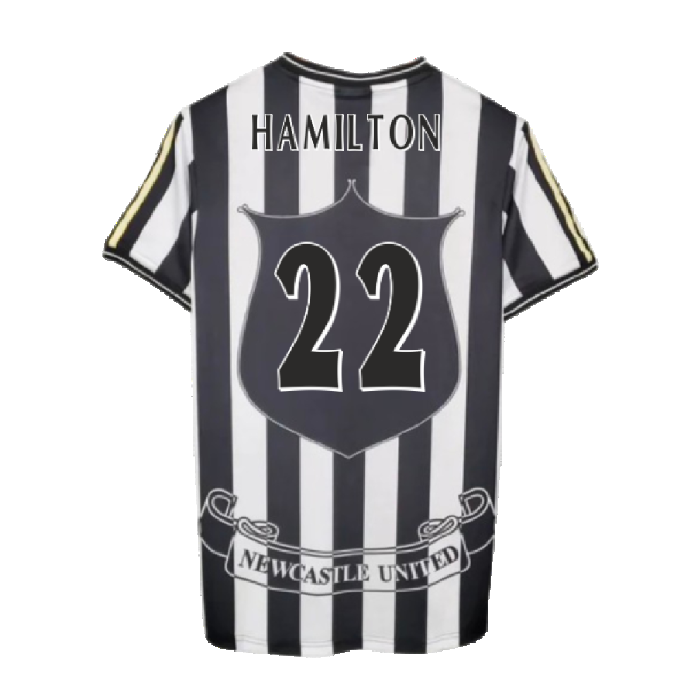 Newcastle United 1997-99 Home Shirt (XL) (Excellent) (Hamilton 22)_1