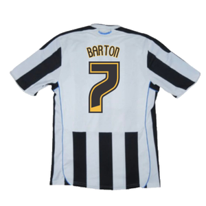 Newcastle United 2009-10 Home Shirt (S) (Excellent) (Barton 7)_1