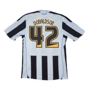 Newcastle United 2009-10 Home Shirt (S) (Excellent) (Donaldson 42)_1