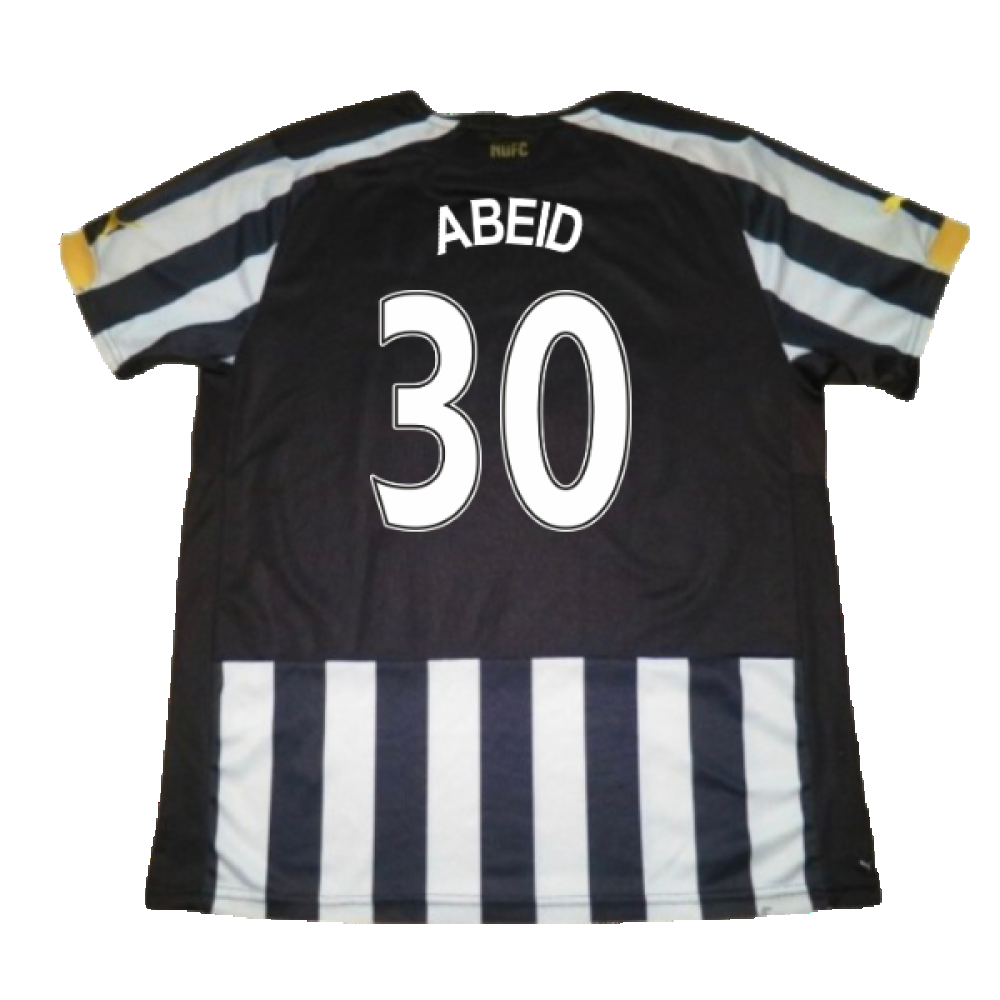 Newcastle United 2014-15 Home Shirt (L) (Good) (Abeid 30)_1