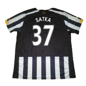 Newcastle United 2014-15 Home Shirt (L) (Good) (Satka 37)_1